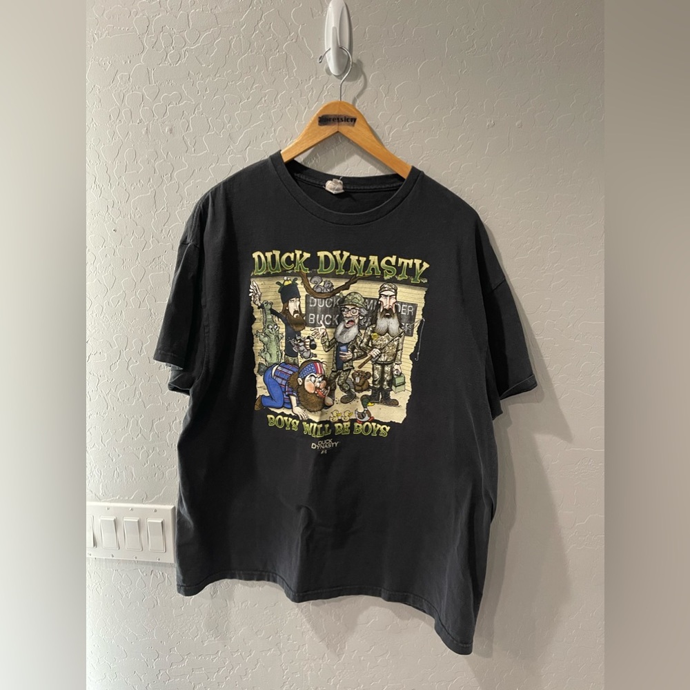 2012 Duck Dynasty Caricature Family Funny‎ Shirt Size XL